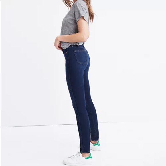 Madewell 10” High-Rise Skinny Jeans in Hayes Wash - Picture 2 of 14